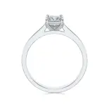 Pierścionek diament szlif princessa